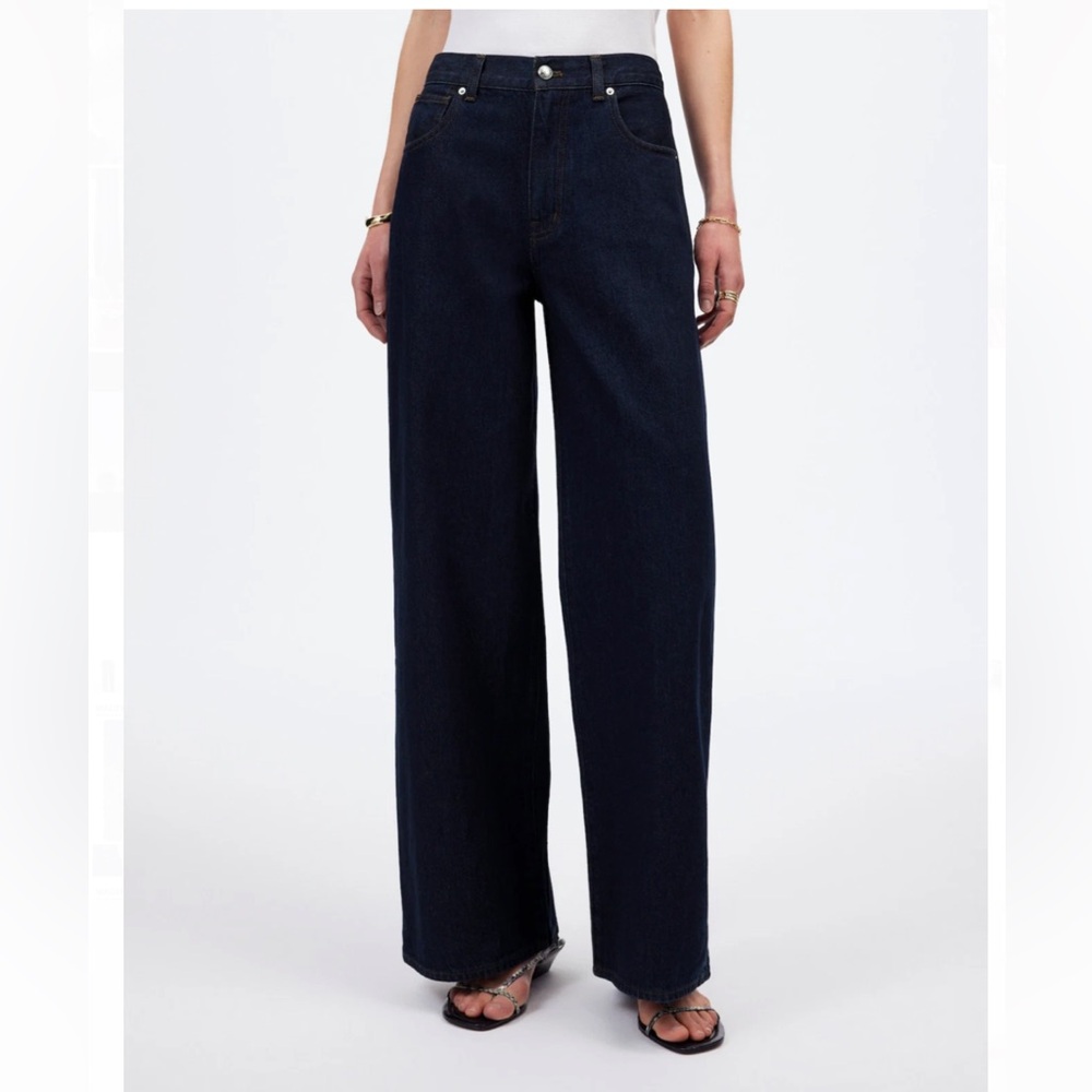 MADEWELL SUPERWIDE-LEG JEANS 24P ESSEX WASH